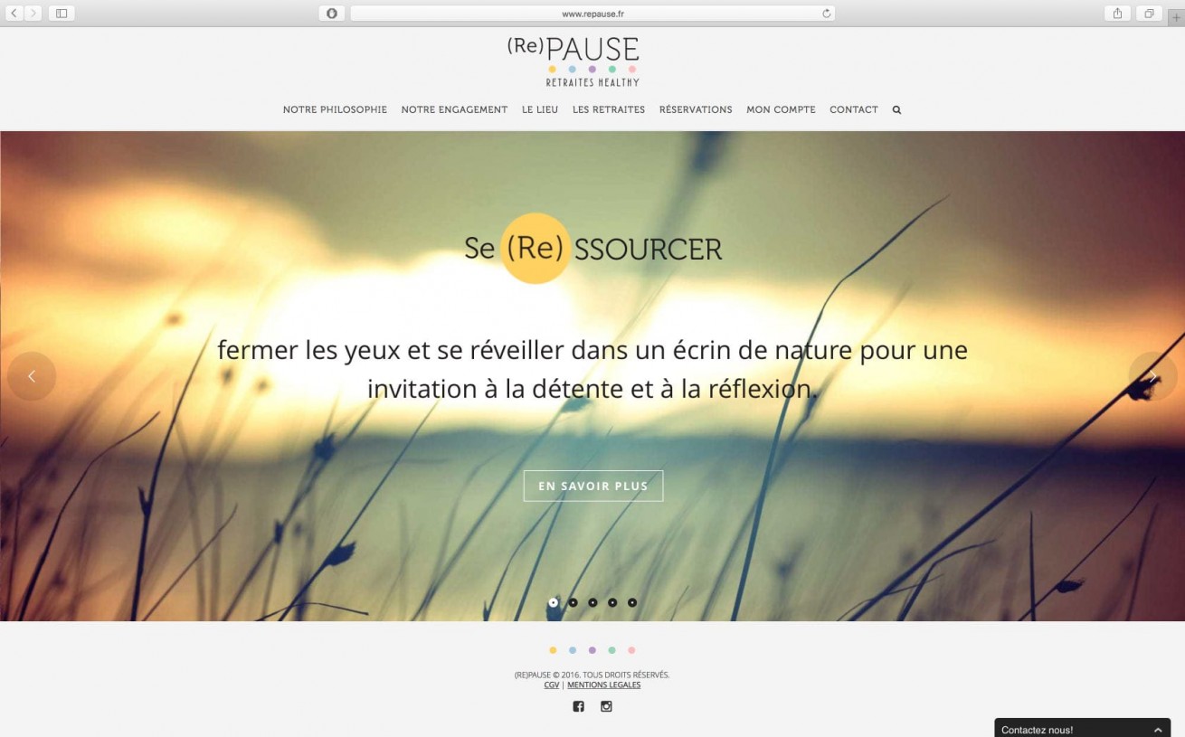repause.fr | website by Artlinkz ® | Branding, Webdesign, CMS, Responsive, E-Commerce